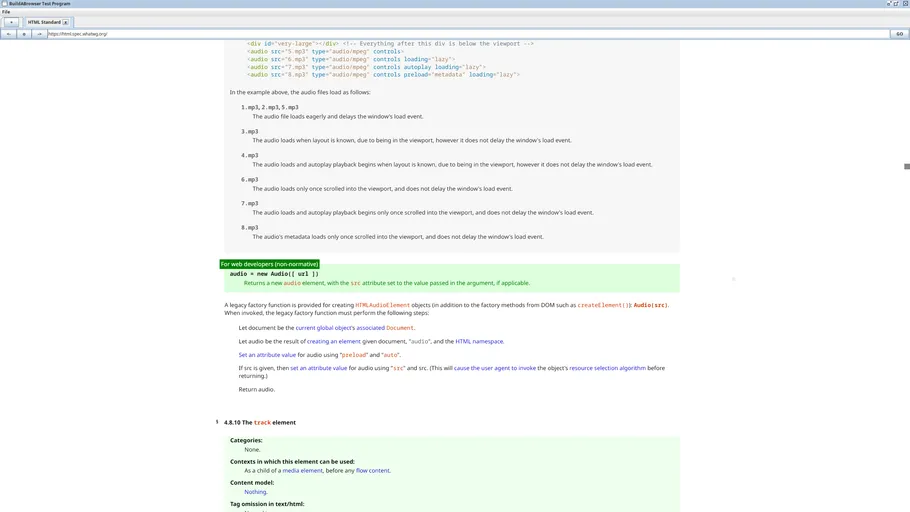 A screenshot of the browser rendering the single-page HTML specification.